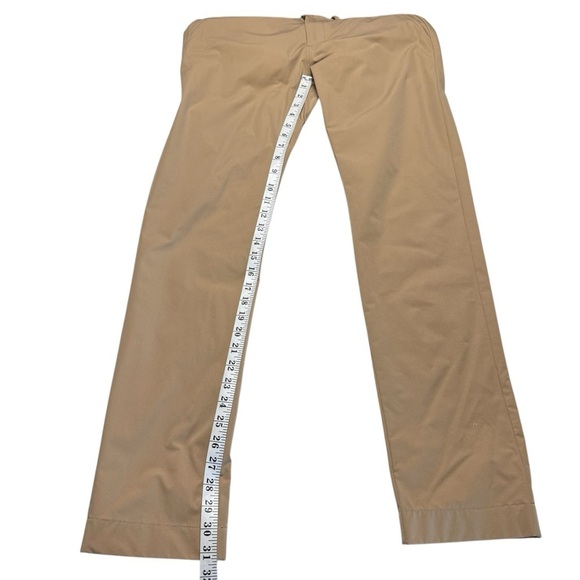 J Crew Flex Pants Mens 29x32 Beige Chino Slim Fit Stretch Career Neutral Khaki - Picture 10 of 12